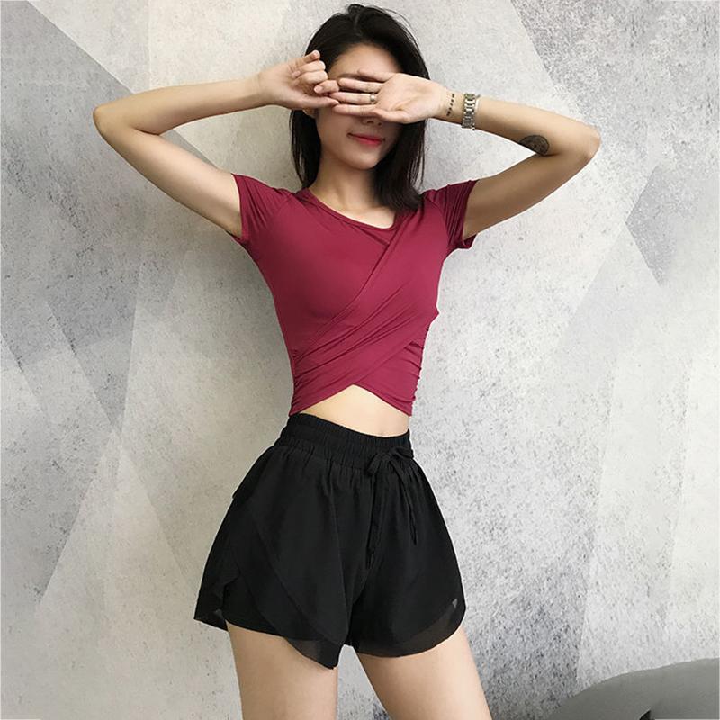 WTEMPO Women's  Casual Pants Loose High Waist Yoga Pants Comfortable Elastic Waist Sports Shorts Student Big Pocket Gym Stadium Playground Fitness