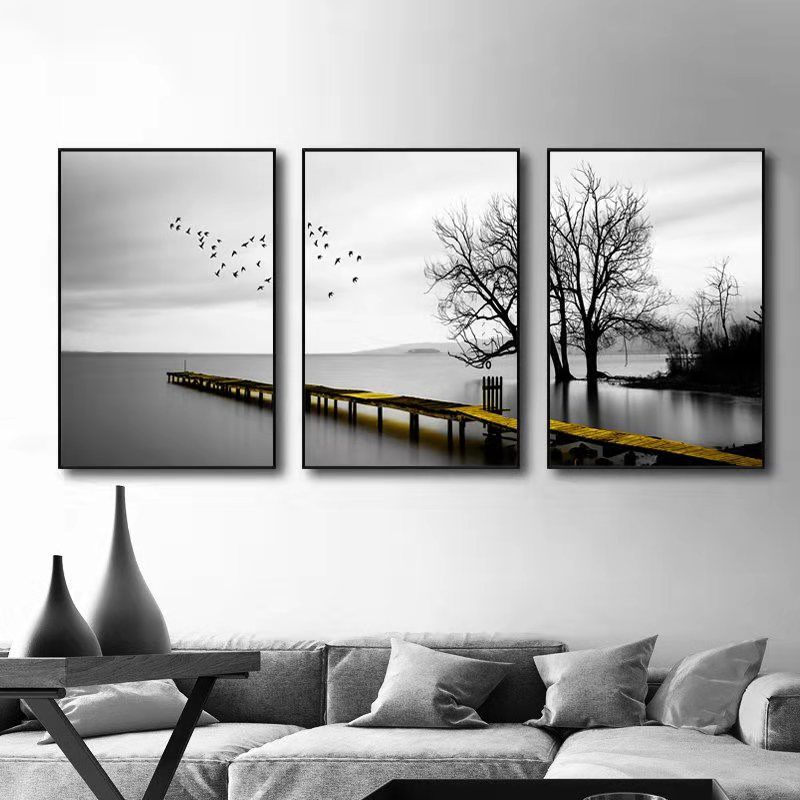 Living Room Decoration Painting Nordic Style Sofa Background Wall Painting Modern Minimalist Bedroom Dining Room Painting