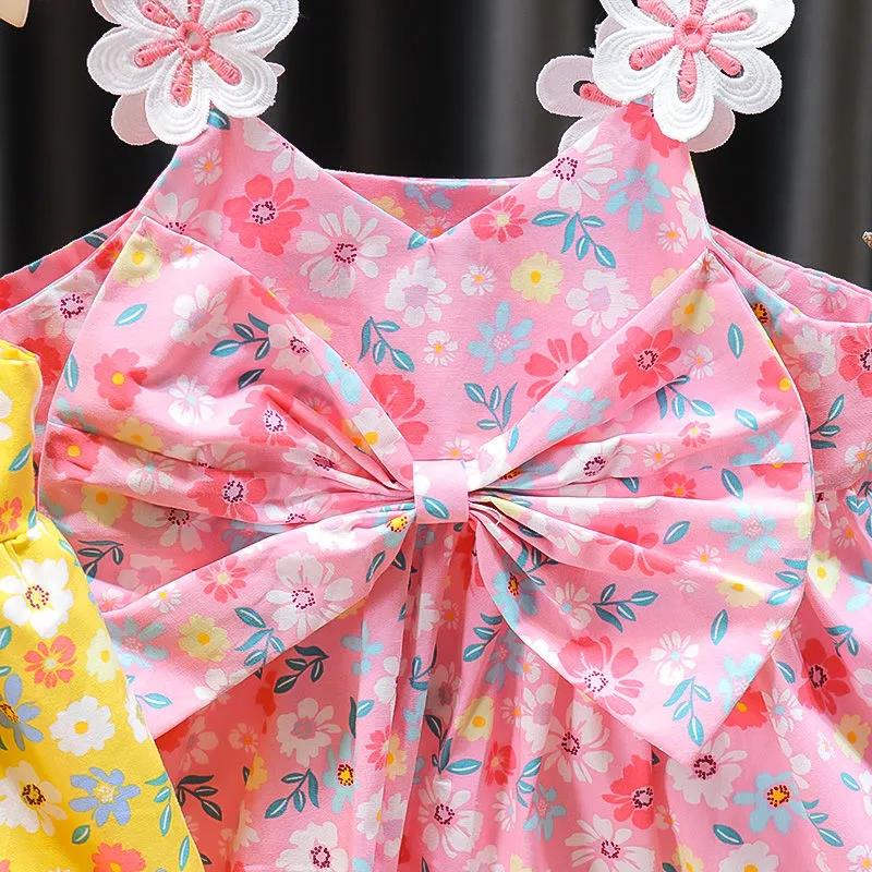 Baby Girl Skirt Summer Dress Princess Suspender Dress Children's Clothing Girl Dress Baby Floral