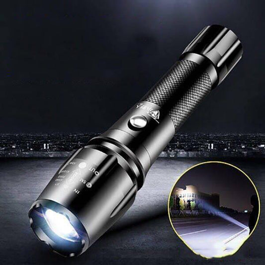 Strong Light Flashlight Rechargeable Super Bright Long-range Xenon Lamp Waterproof Outdoor Night Cavalry Special Forces Household Direct Charge