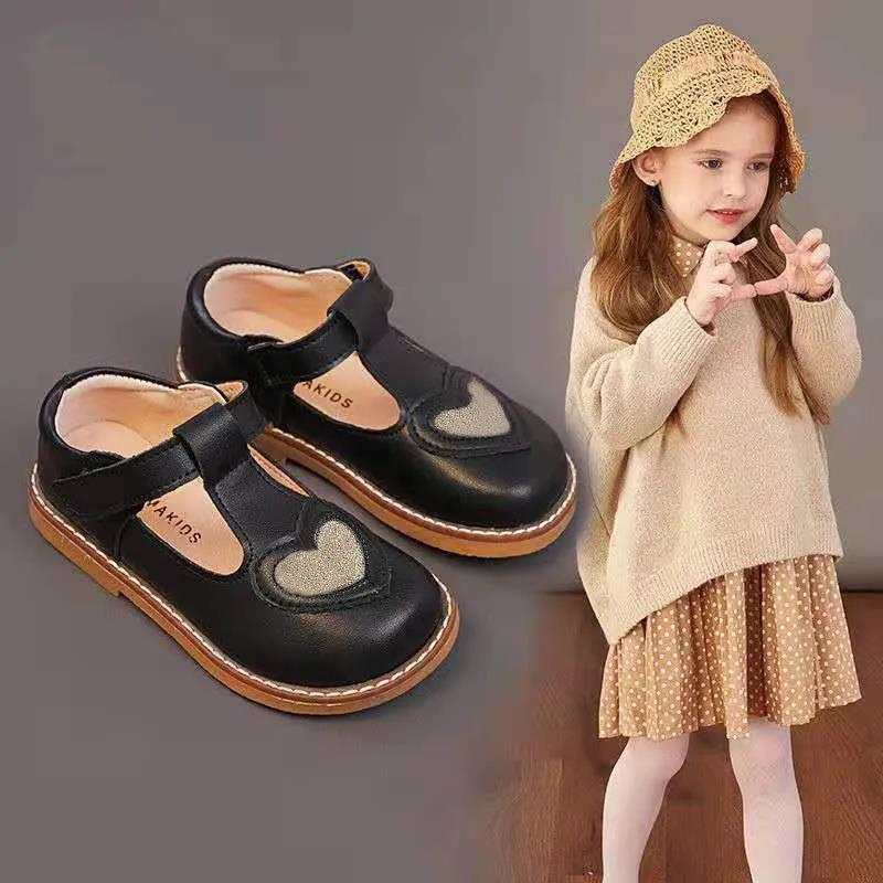 Girls' Shoes Girls' Princess Shoes Spring and Autumn Soft Bottom Foreign Style Baby Shoes Girls' Single Shoes Children's Shoes