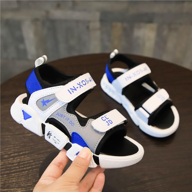 Girls Boys Sandals Beach Shoes Summer Open-toed Breathable Children's Princess Shoes Female Student Sandals