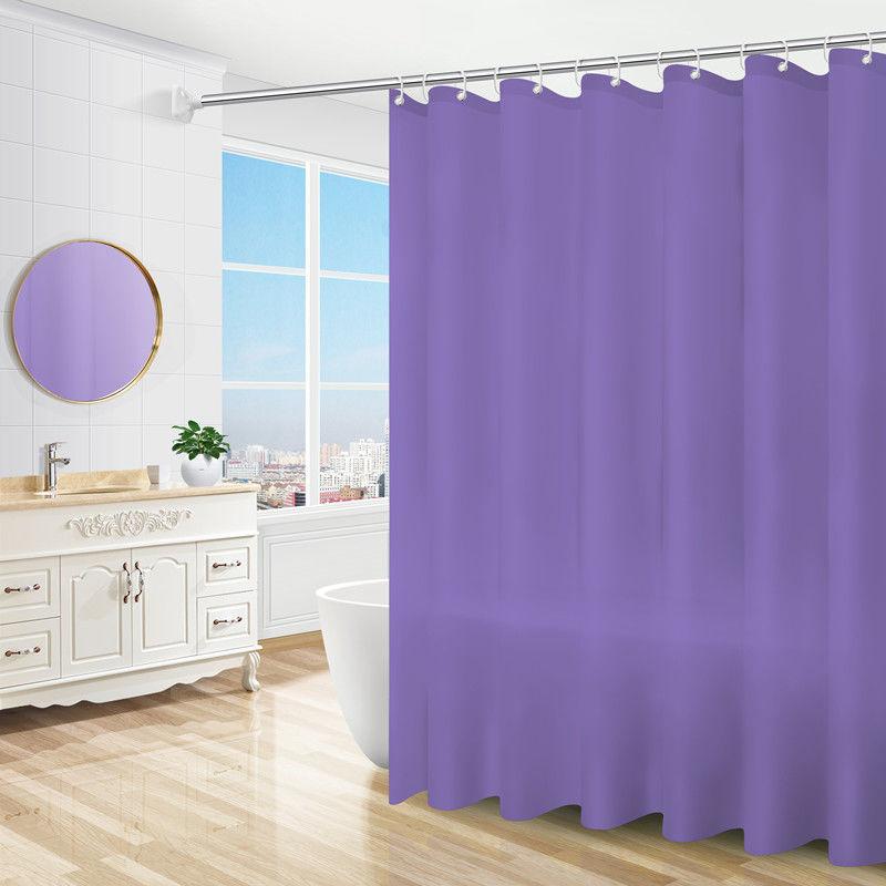 Shower Curtain Bathroom Thickened Plastic Waterproof and Mildew-proof Curtain Bathroom Partition Curtain Door Curtain Window Curtain Free Punching