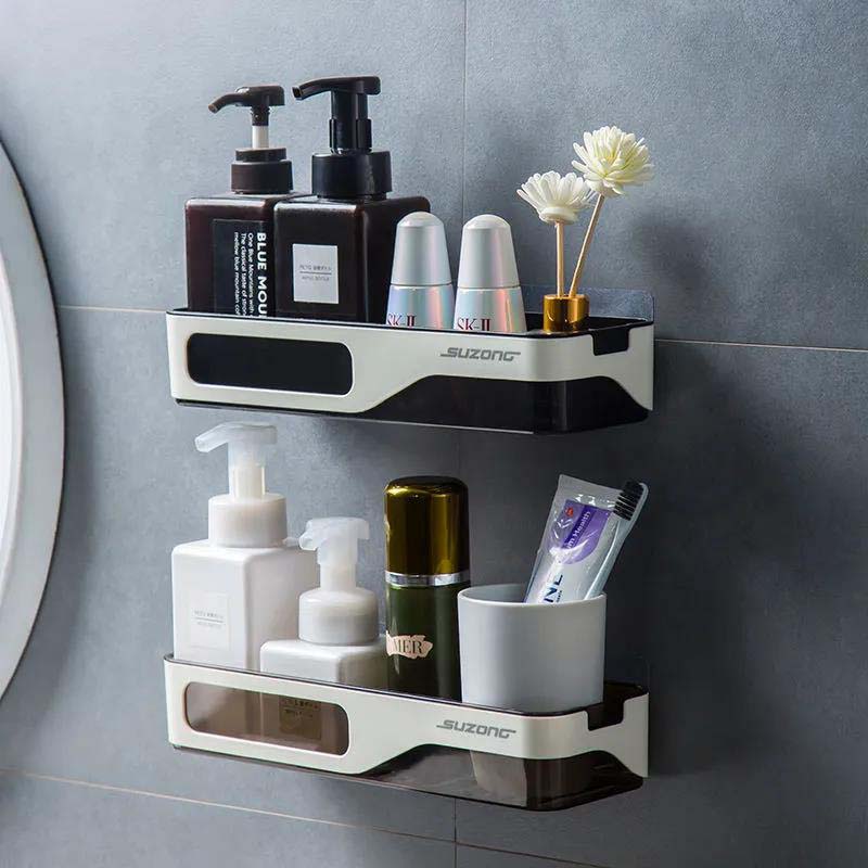 Bathroom Organizer Shelf Towel Rack Hanging Holder Cabinet Cupboard Storage Hanger Shelf for Supplies Bathroom Accessories