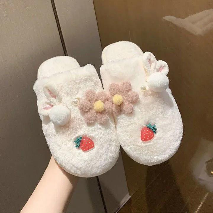 Cotton Slippers Spring and Autumn Winter Slippers Home Indoor Home Cotton Slippers Super Thick Slippers Home Indoor Winter