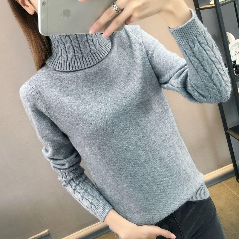 Sweater Women Turtleneck Women's Knitted Turtleneck Winter Cashmere Sweater for Women Female Jumpers