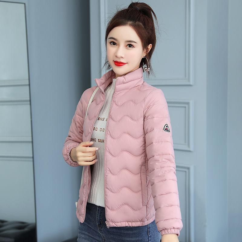 2021 Padded Jacket Women Short Light and Thin Winter Korean Style Slim Small Padded Jacket Plus Size Ladies Padded Jacket