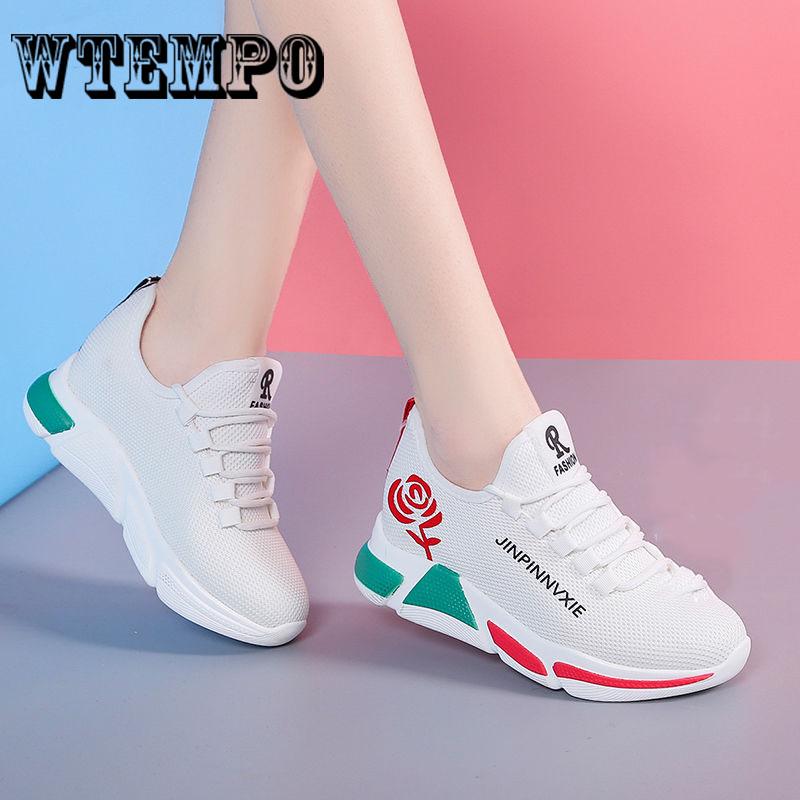 Shoes Women Fashion Women Lady Sport Running Shoes Mesh Cloth Sneakers