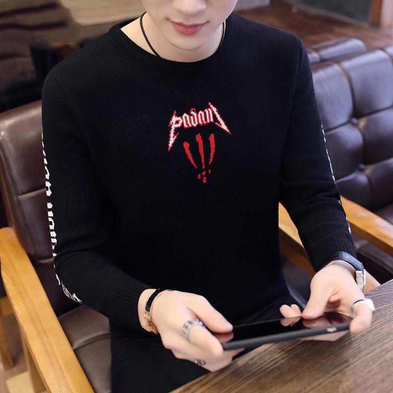 Sweater Mens Pullover Striped Slim Fit Jumpers Knitred Woolen Autumn Korean Style Casual Men Clothes