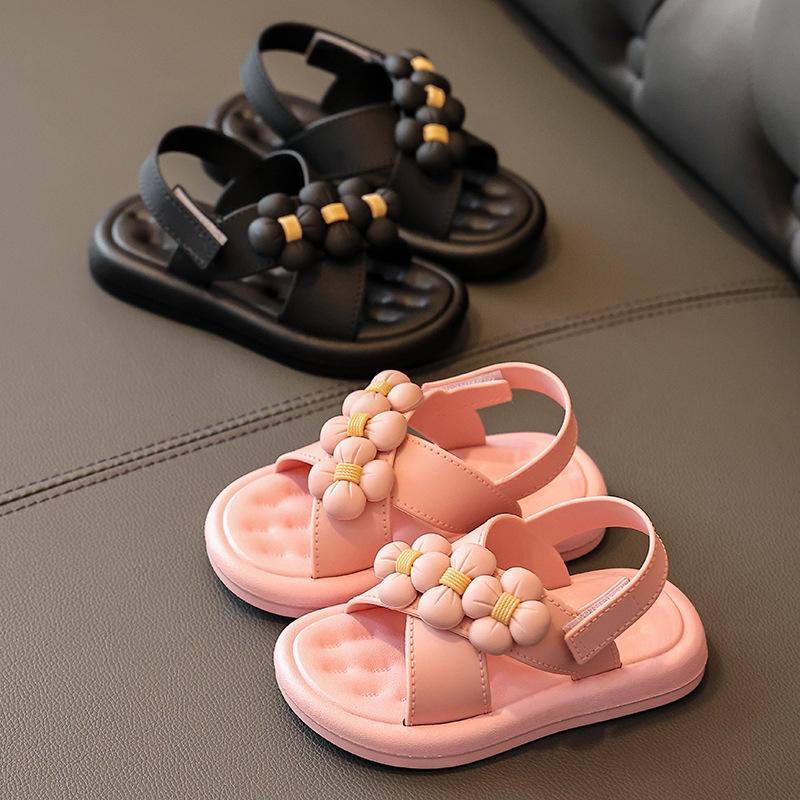 Children's Sandals Summer Girls Lightweight Soft Bottom Non-slip Small, Medium and Large Children's Baby Student Beach Sandals