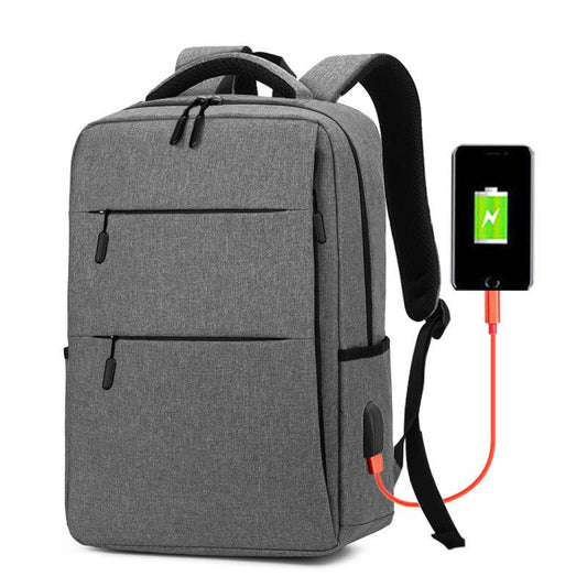 Fashionable Men and Women Charging Backpack 14-inch Laptop Backpack Business Backpack Travel School Bag