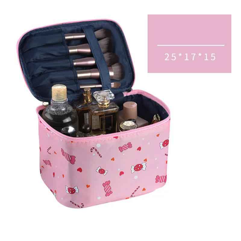 Portable Cosmetic Bag Large Capacity Portable Girl Heart Simple Cosmetic Storage Bag Travel Waterproof Wash Bag