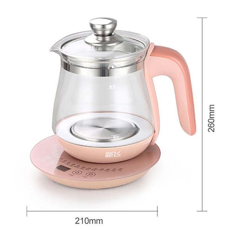 Health Pot High Temperature Resistant Glass Tea Maker Automatic Thickening Flower Teapot Office Small Home