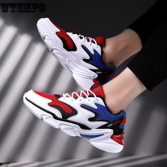 Brand Trendy Wild Casual Running Shoes Summer Mesh Breathable Sports Shoes Men's Fashion