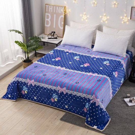 Plush Blanket Bedding Sofa Blanket Winter Quilt Cover Blanketcoral Fleece Bedspread Summer Air Conditioning Quilt Nap Blanket