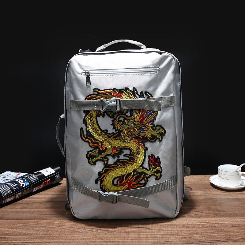 Backpack Men Dragon Multi-function Anti-theft Waterproof Student Computer Bag Outdoor Travel Bags