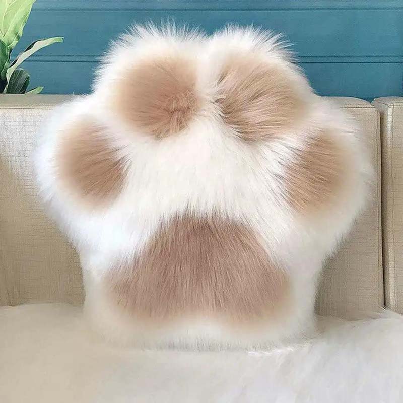 Nordic Cute Cat Paw Pillow Panda Paw Cushion Sofa Back Home Bedside Waist Chair Cushion