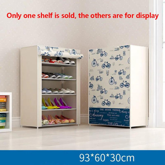 92cm High Stainless Steel Shoe Rack Clothes Rack Modern Storage Cabinet Waterproof Storage Rack Coat Hanger