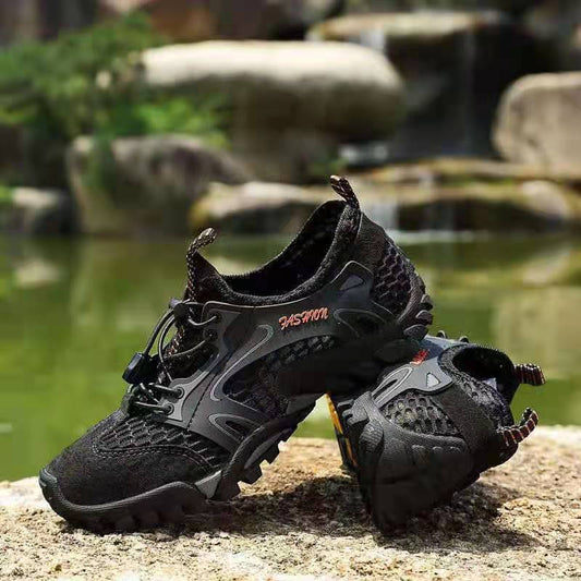 Men's Net Shoes Warshoe Sand Beach Mountaineering Quick-drying Anti-slip Sandals Outdoor Casual Shoes Sports Shoes