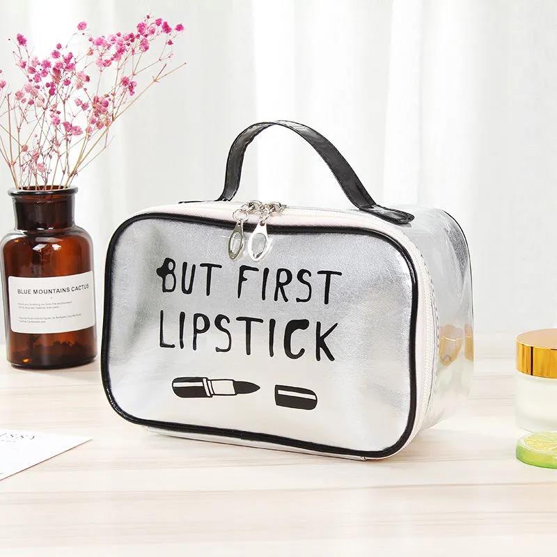 Women Portable Travel Wash Bag Female Transparent Waterproof Makeup Storage Pouch Large Capacity Cosmetic Organizer Beauty Case