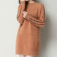 Autumn and Winter Fluffy Bottoming Shirt Loose Mid-length Knitted Sweater Pullover Simple Dress