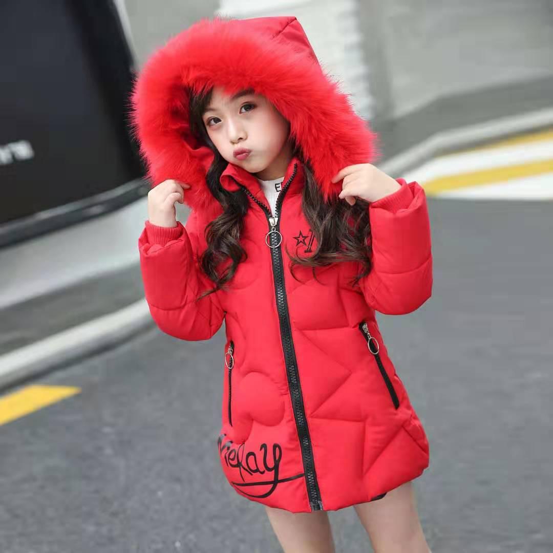 Girl Winter Jacket Children's Thicken Jacket Kids Cotton-padded Clothes Winter Jacket