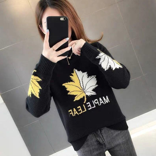 Autumn and Winter Bottoming Shirt Warm Long Sleeve High Collar Sweater Knitting Sweater Women's