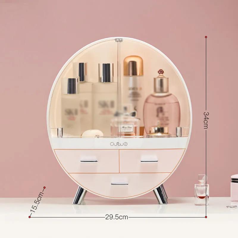 Home Fashion Drawer Makeup Storage Box Bathroom Brush Lipstick Holder Desktop Acrylic Jewelry Cosmetic Skin Care Organizer Rack