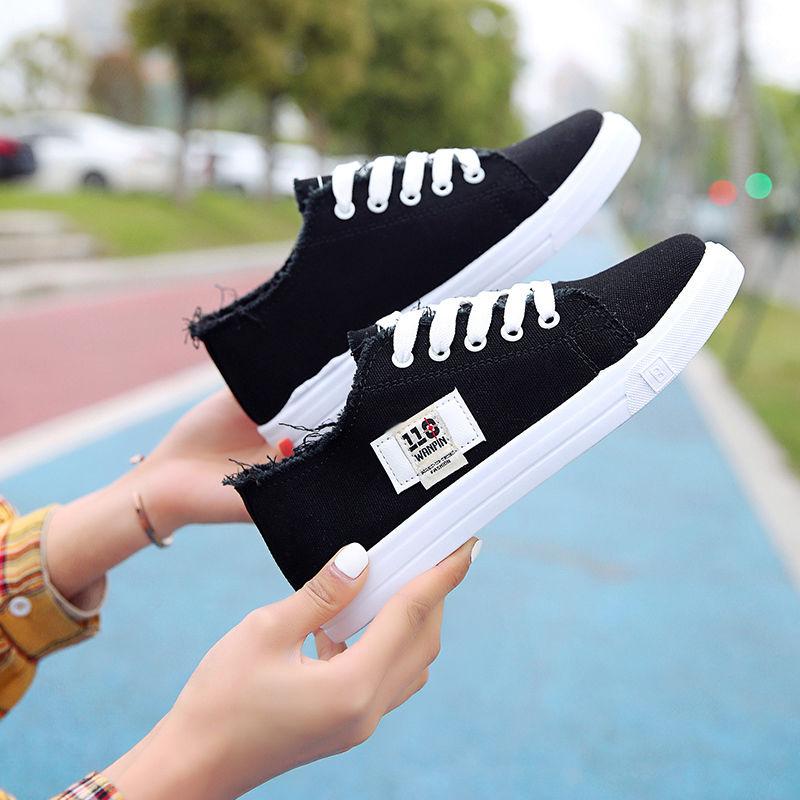 Women Non-slip Denim Shoe Tennis Canvas Shoes for Girls Sneakers Classic Breathable Shoes