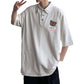 Men's Short-sleeved T-shirt New Lapel Summer Wild Bottoming Polo Shirt Half-sleeved T-shirt Top