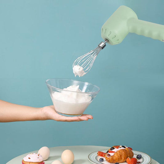 Wireless Electric Whisk Small Hand-held Rechargeable Cream Whisk Household Cake Baking Tool