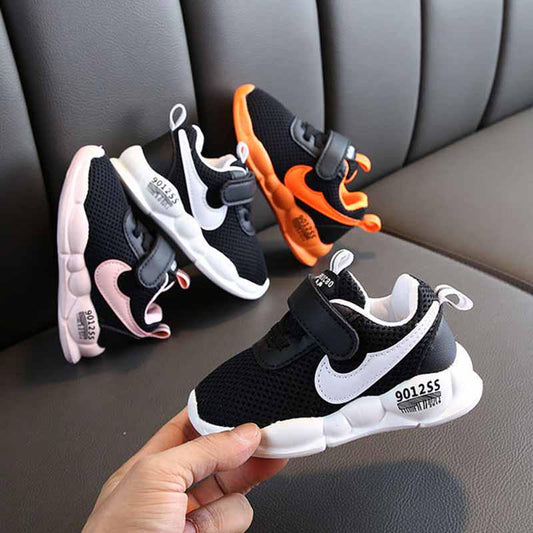 21-30 Child Low-top Mesh Sneakers Parents Kids Breathable Basketball Shoes Lightweight Running Shoes Wear-resistant Deodorant Girl Shoes