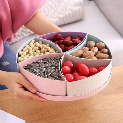 Creative Multi-frame Fruit Plate Dried Fruit Candy Box Home Fruit Tray Living Room Coffee Table Net Red Snacks