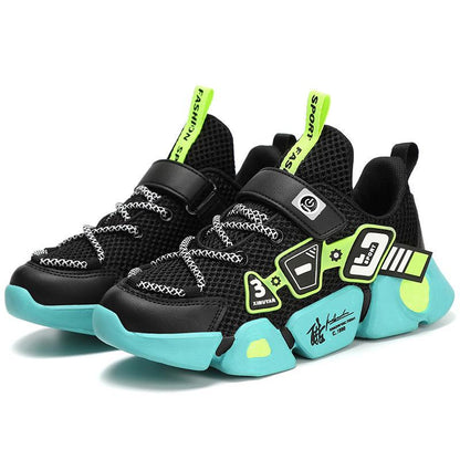 Boys Shoes 2020 Spring Autumn Big Children's Net Shoes Breathable Summer 3-12 Years Old Pupil Shoes Kids Sports Shoes