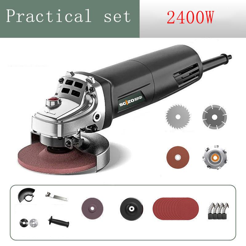 9 Styles Electric Angle Grinder Set Multi-function Grinder Cutting Machine Support 100mm Roulette Garden Tools Industrial Supplies