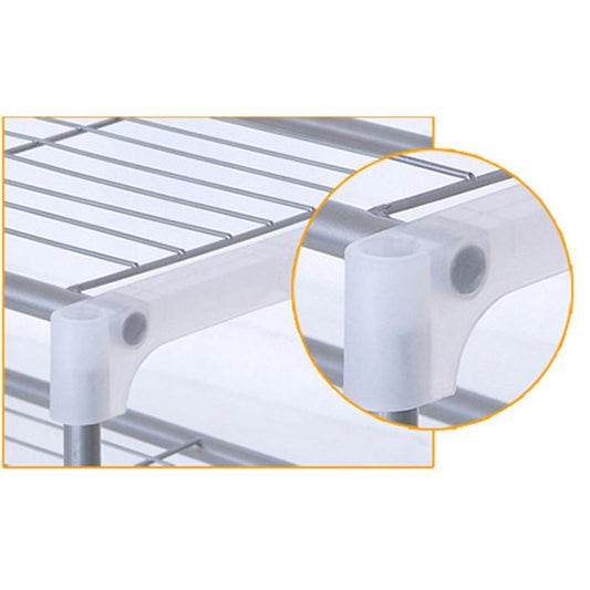 Stainless Steel Detachable Rack Kitchen Tableware Shelves Bathroom Storage Rack Holder Table Storage