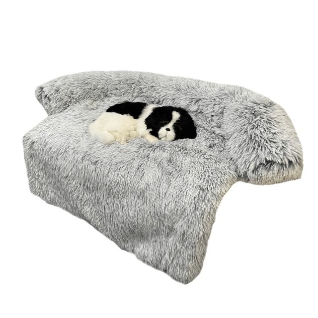 Large Dog Mat Sofa Dog Bed XXL Pad Blanket Cushion Home Washable Rug Winter Warm Pet Cat Bed Mat For Couches Car Floor Protector