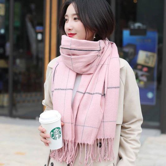 Scarves Winter Women Cashmere Scarf Women Wool Scarves Long Shawl Wrap Blanket