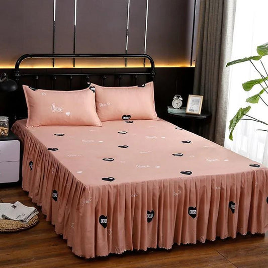 Twill Mattress Cover One-piece Double Bed Non-slip Bed Sheet Simmons Protective Cover Bed Cover Dust Cover