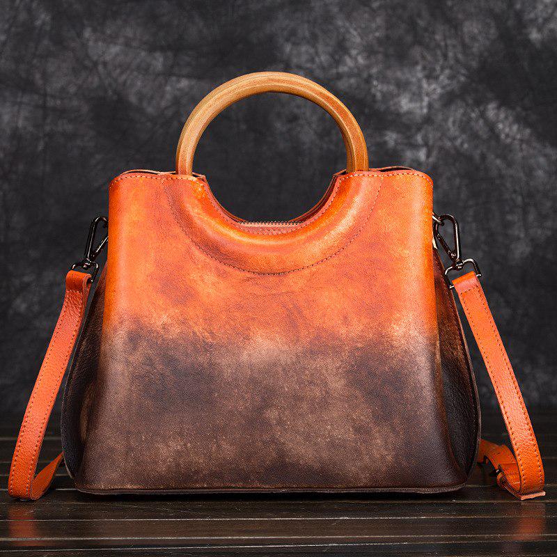 New Fashion Genuine Leather Bags Women First Layer Of Cowhide Handbag Shoulder Bags Elegant Women Cr