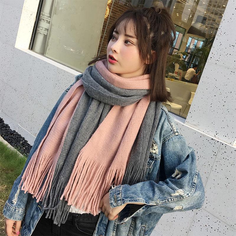 Christmas gift Woman Trend Wild Shawl scarf Long section scarf Birthday present Winter warm scarf