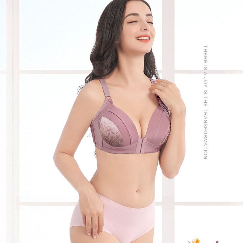 High-quality Thin Non-wireless Bra Large Size Gathering Sexy Ladies Adjustable Underwear