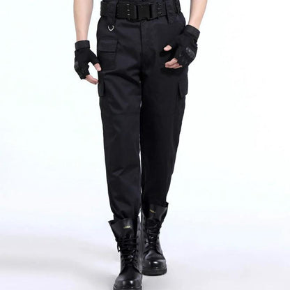 Summer Men's Security Pants Training Pants Black Special Training Overalls Pants Wear-resistant Tactical Pants Combat Pants