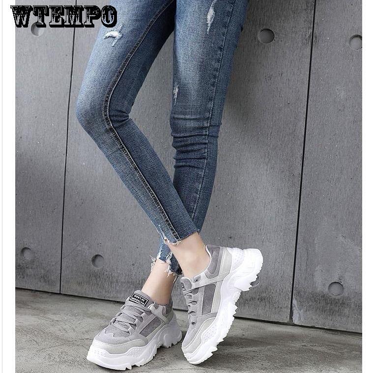 Muffin Shoes Increased Sneakers Casual Wild Shoes Female Sneakers Thick Bottom