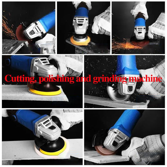 2680W High Power Electric Grinder Multi-function Angle Grinder Wire Cutter Handheld Polisher 4m Line Power Tools