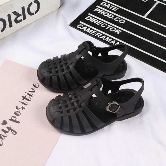 Summer Children Sandals Baby Girls Toddler Soft Non-slip Princess Shoes Kids Candy Jelly Beach Shoes Boys Casual Slippers