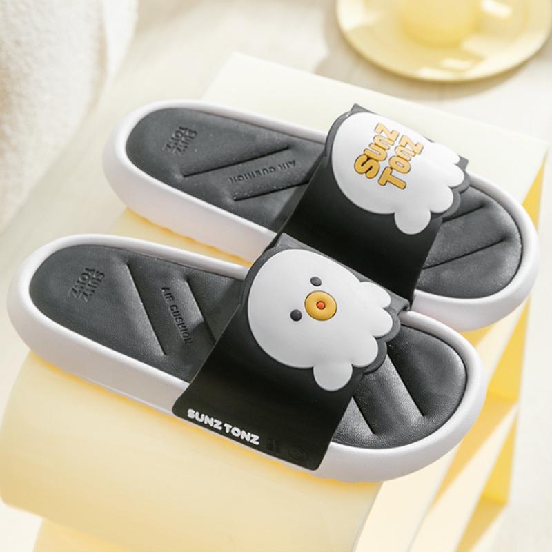 Ladies Bathroom Home Sandals and Slippers Couples Cute Cartoon Non-slip Go Out Slippers Men's Beach Shoes