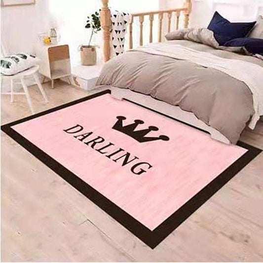 Teenage BedroomCute Cartoon Bedside Carpet Living Room Home Children Crawling Mat