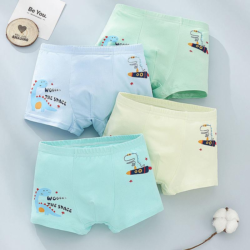 Children Underwear Boys Panties Cotton Boxer Children Briefs for Boy Shorts Baby Panties Kids Underwear 2-14T/4pcs