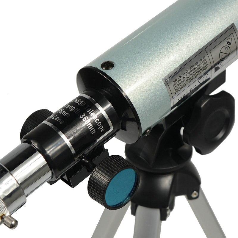 F36050M Astronomical Telescope with Portable Tripod Monocular Zoom Telescope Spotting Scope for Watching Moon Stars Bird